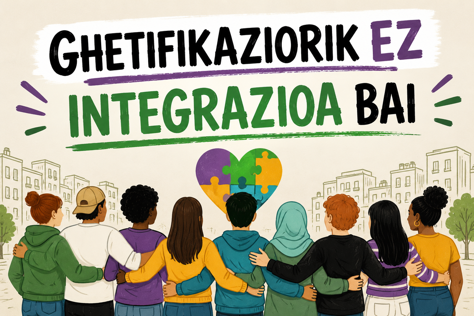 Bizikidetzaren eta gure ikaslegoaren integrazioaren kontrako eraso bat salatzen dugu